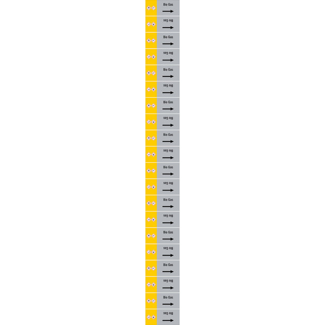 ISO 20560 Pipe Markers  Gas