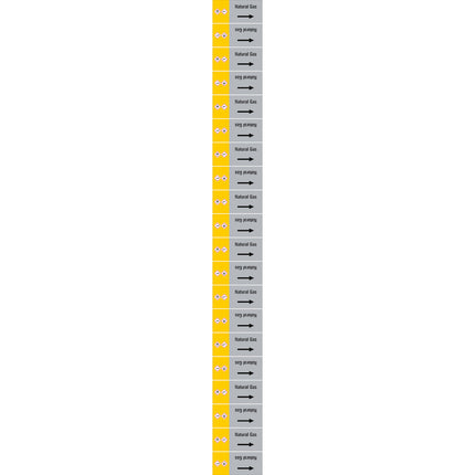 ISO 20560 Pipe Markers  Gas