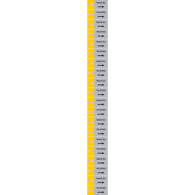 ISO 20560 Pipe Markers  Gas