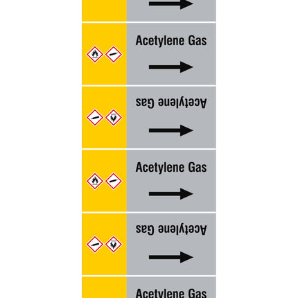 ISO 20560 Pipe Markers  Gas