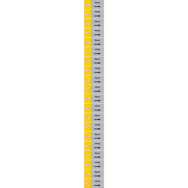 ISO 20560 Pipe Markers  Gas