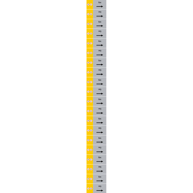 ISO 20560 Pipe Markers  Gas