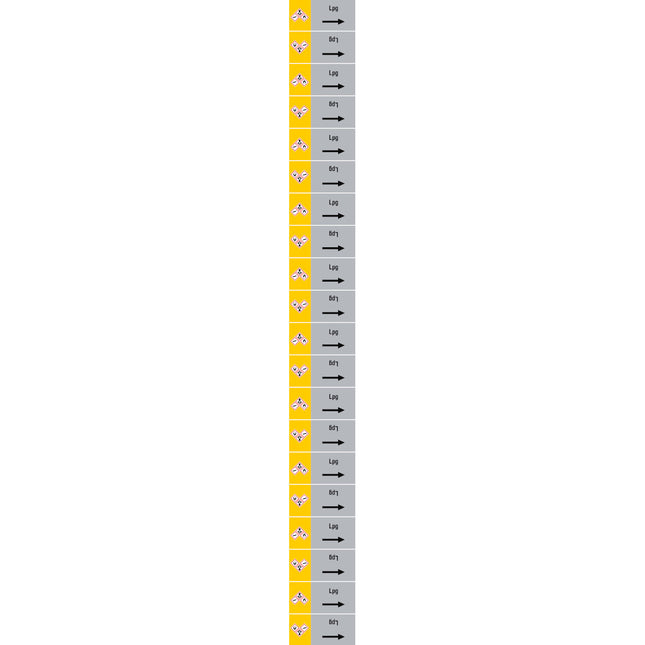 ISO 20560 Pipe Markers  Gas
