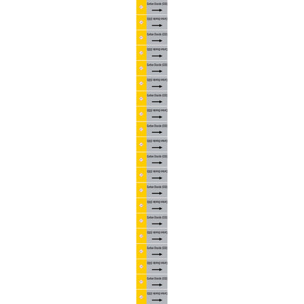 ISO 20560 Pipe Markers  Gas