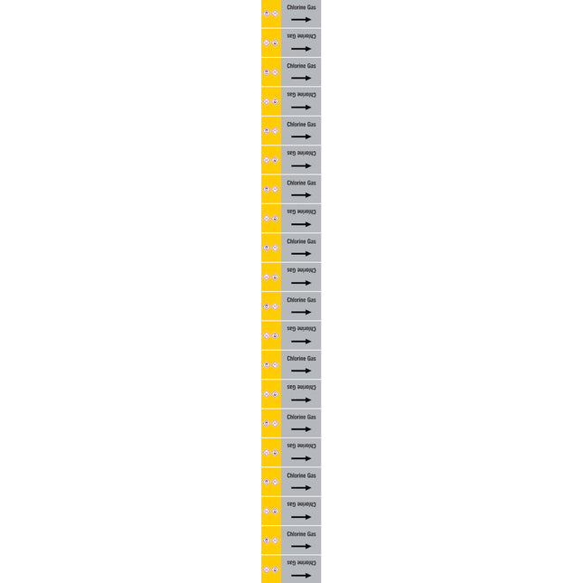 ISO 20560 Pipe Markers  Gas