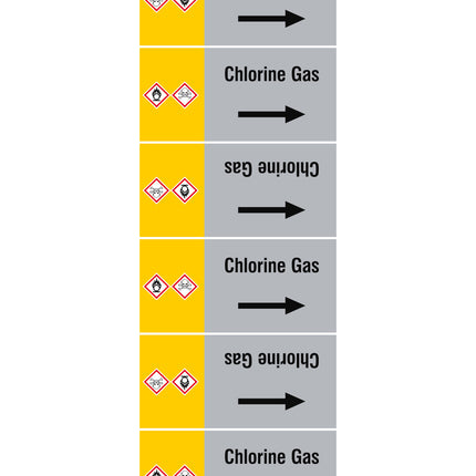 ISO 20560 Pipe Markers  Gas