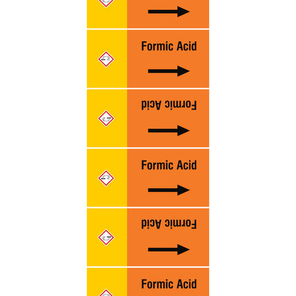 ISO 20560 Pipe Markers  Acids