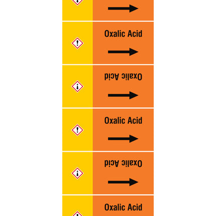 ISO 20560 Pipe Markers  Acids