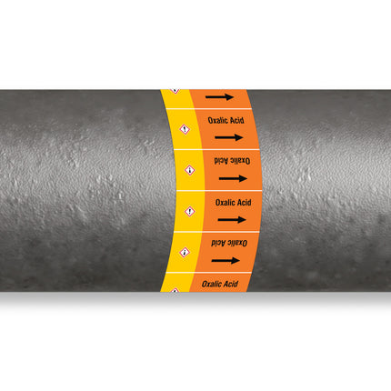 ISO 20560 Pipe Markers  Acids