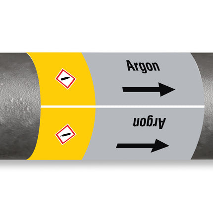 ISO 20560 Pipe Markers  Gas