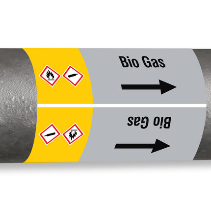 ISO 20560 Pipe Markers  Gas