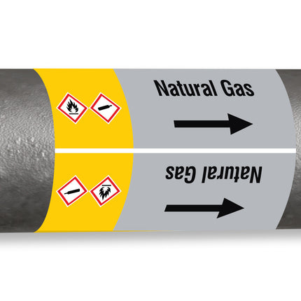 ISO 20560 Pipe Markers  Gas