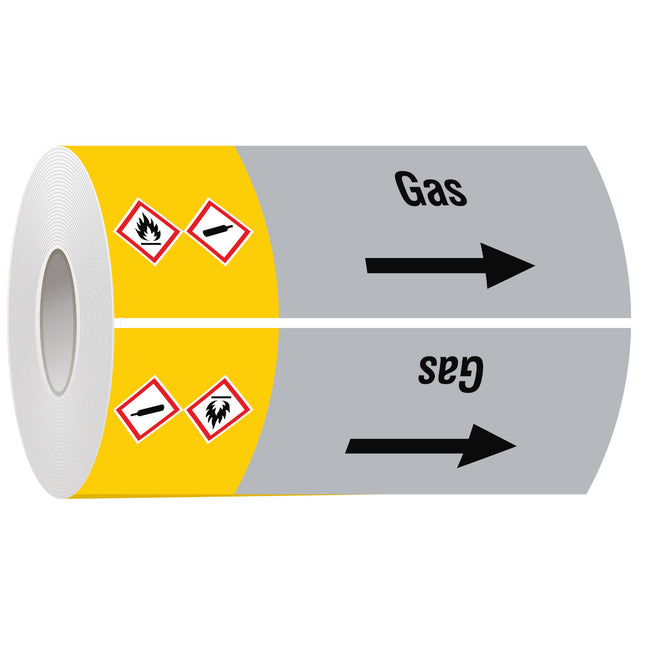 ISO 20560 Pipe Markers  Gas