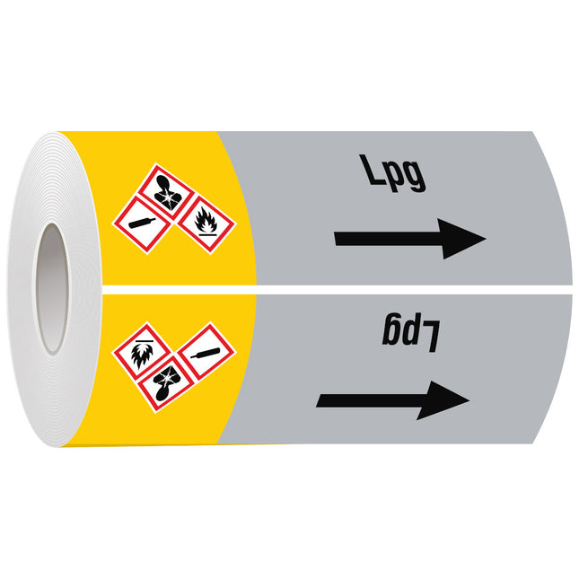 ISO 20560 Pipe Markers  Gas