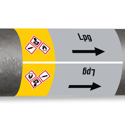 ISO 20560 Pipe Markers  Gas