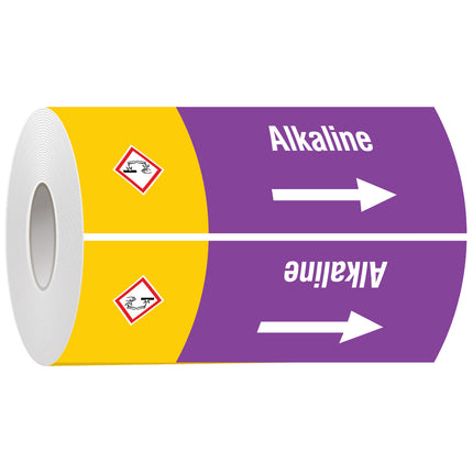 ISO 20560 Pipe Markers  Alkalis