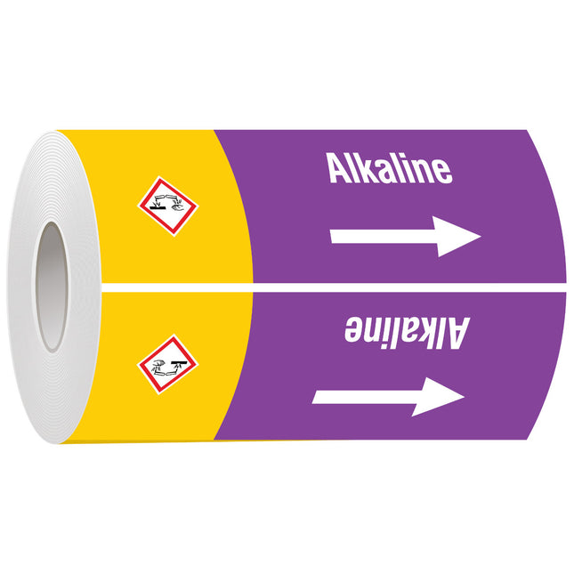 ISO 20560 Pipe Markers  Alkalis