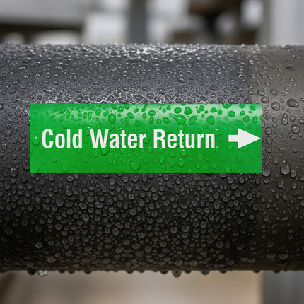 ISO 20560 Wet Condensed Pipe Markers  Water