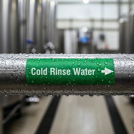 ISO 20560 Wet Condensed Pipe Markers  Water