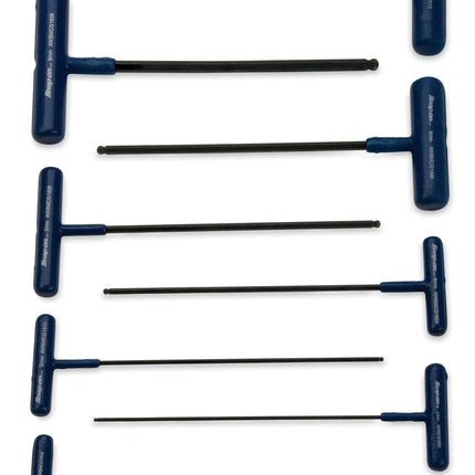 AWBMCG1600Snap-Onمجموعة مفاتيح سداسية على شكل T مقاس 8 قطع