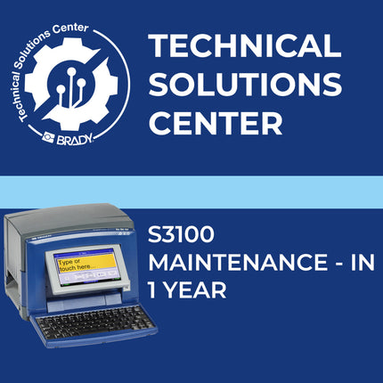 Service contract S3100 Maintenance In 1 Year