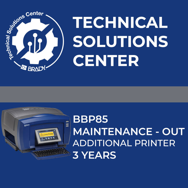 Service contract BBP85 Maintenance Out Add printer 3 Year