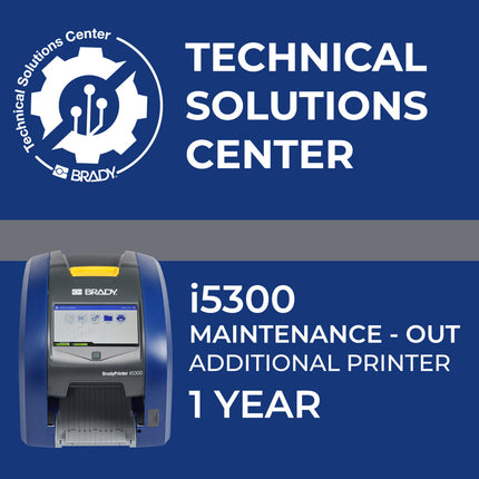 Service contract i5300 Maintenance Out Add printer 1 Year