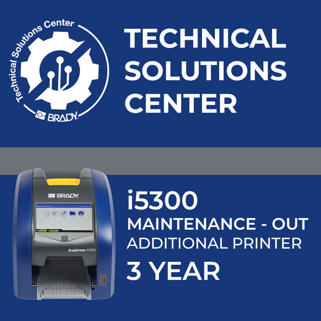 Service contract i5300 Maintenance Out Add printer 3 Year
