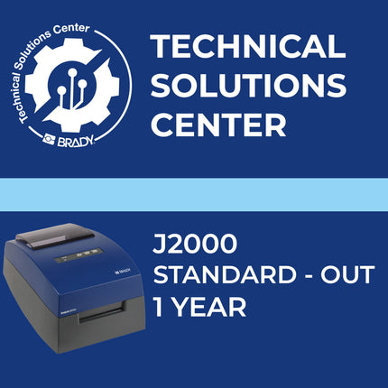 Service contract J2000 Standard Out 1 Year