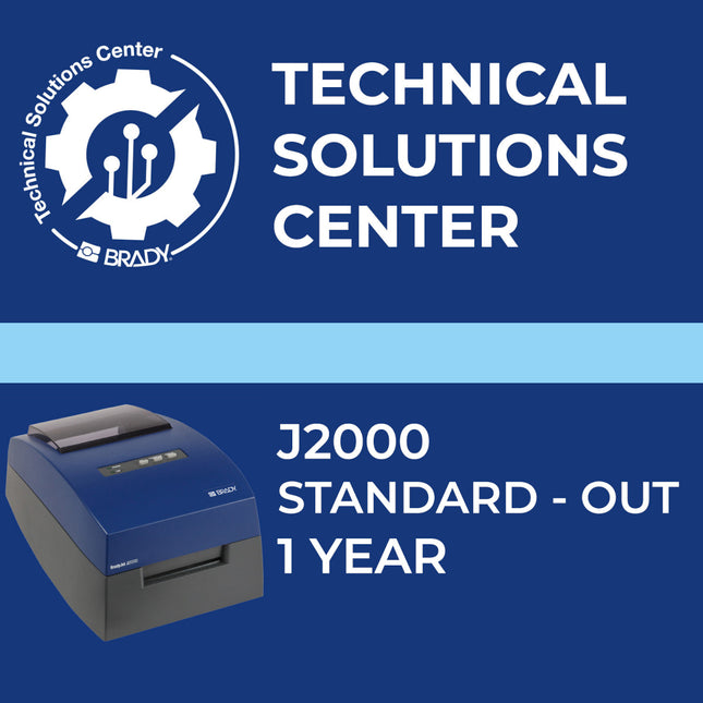 Service contract J2000 Standard Out 1 Year