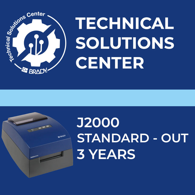 Service contract J2000 Standard Out 3  Year