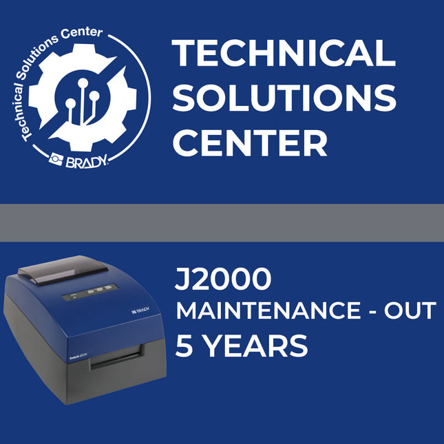 Service contract J2000 Maintenance Out 5 Year