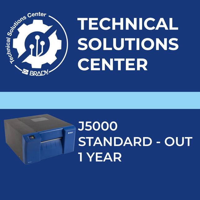 Service contract J5000 Standard Out 1 Year