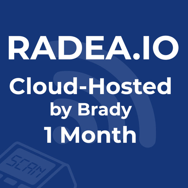 RADEAIO cloud hosted by Brady 1 Month