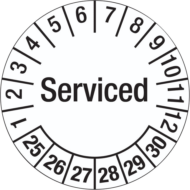Tamperevident Inspection Date Labels