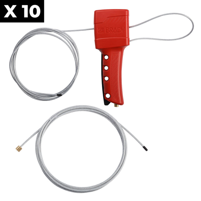 All Purpose Cable Lockout Kit with Steel Cables 091 and 244 m