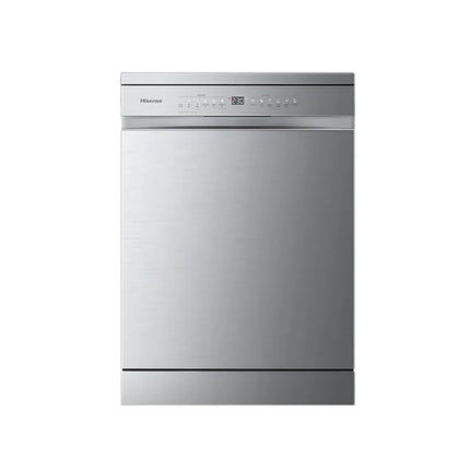 Hisense 16 Place Setting Freestanding Dishwasher Inverter Auto Door Open Silver | HS673C90IXME