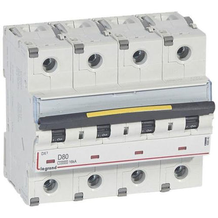 409540Legrandقاطع دارة Legrand DX3 رباعي الأقطاب 80A منحنى D