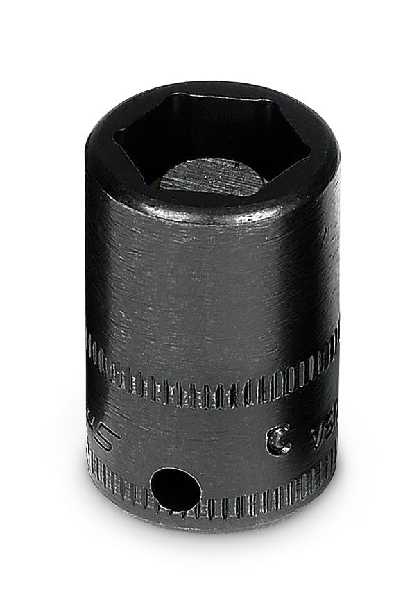 MGMM10Snap-Onمقبس طاقة مغناطيسي ضحل 10 ملم متري 6 نقاط قيادة 1/4 بنظام Flank Drive