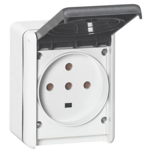 055877Legrandمقبس Legrand Plexo IP44 32A 3P+N+E رمادي