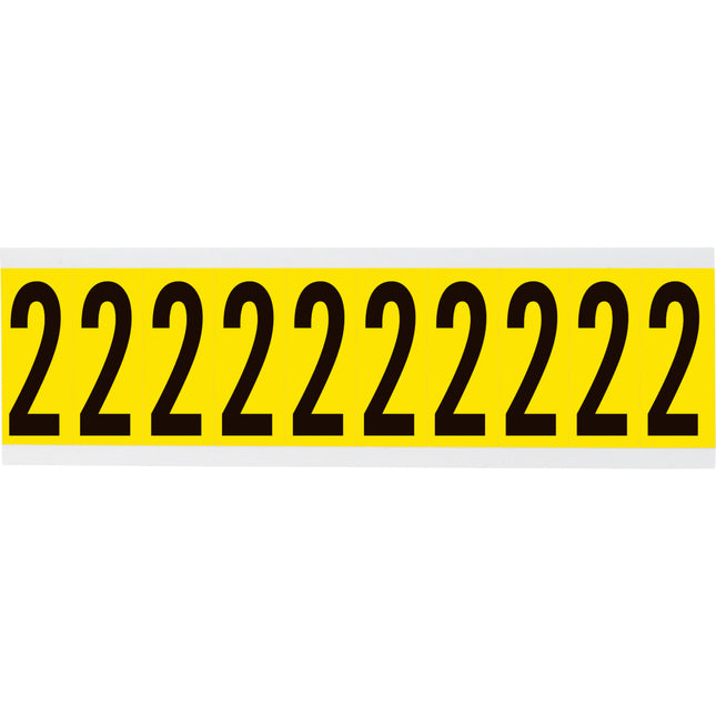 3440 Series Repositionable Number and Letter Labels