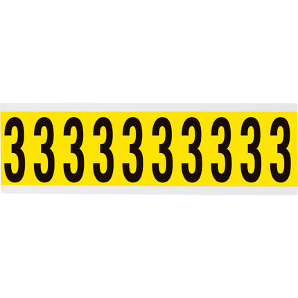 3440 Series Repositionable Number and Letter Labels