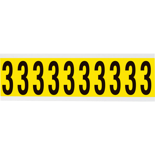 3440 Series Repositionable Number and Letter Labels