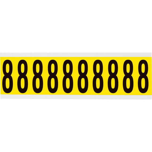3440 Series Repositionable Number and Letter Labels