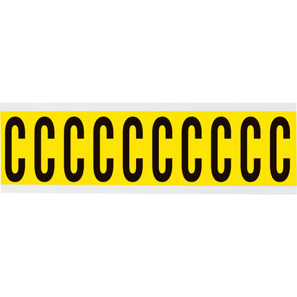 3440 Series Repositionable Number and Letter Labels