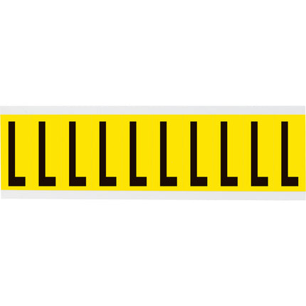 3440 Series Repositionable Number and Letter Labels