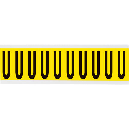 3440 Series Repositionable Number and Letter Labels