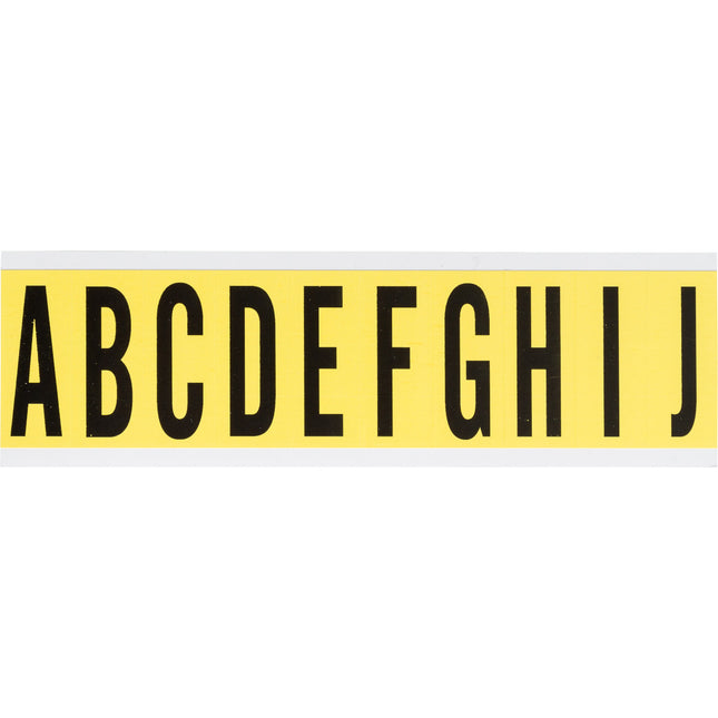 3440 Series Repositionable Number and Letter Labels
