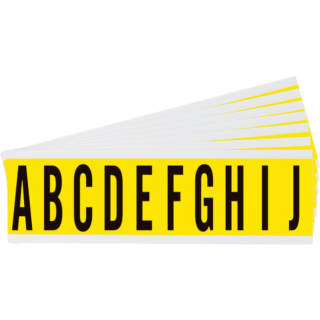 3440 Series Repositionable Number and Letter Labels