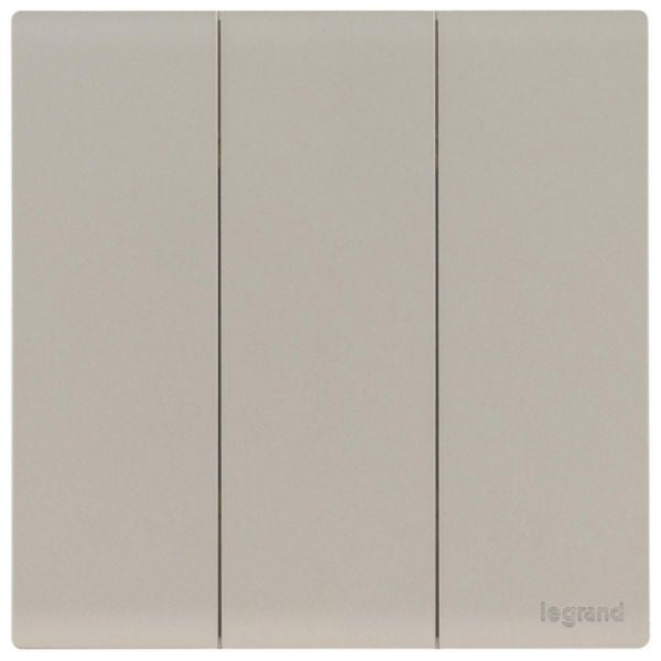 MEC22009CHLegrandمفتاح أوبريا ثلاثي 2 طريق 16 أمبير لون شمبانيا
